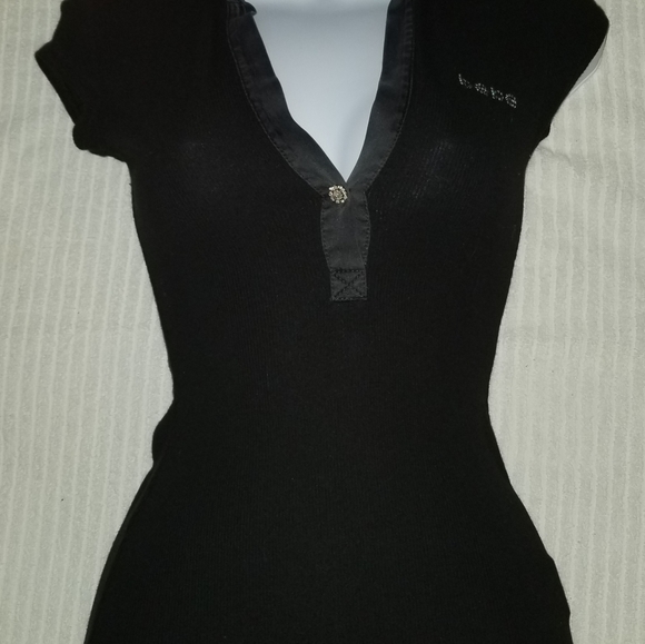 bebe black top - Picture 11 of 12